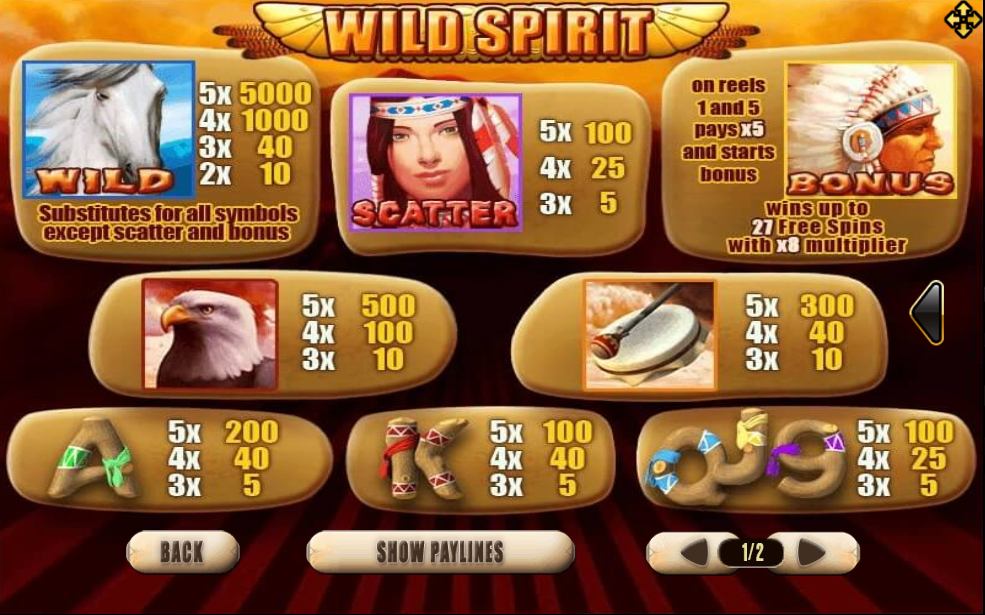 รีวิวเกมโจ๊กเกอร์สล็อต Wild Spirit